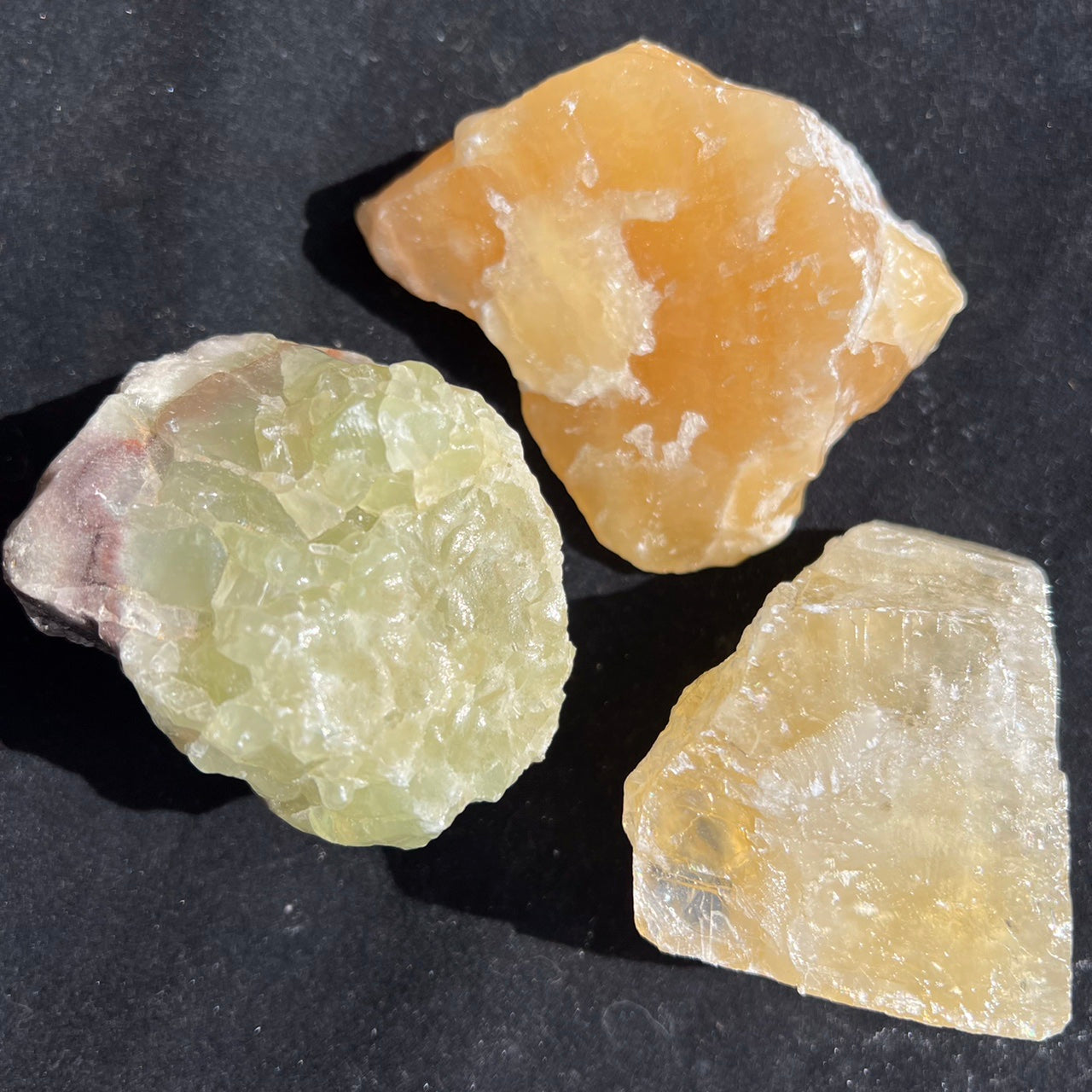 Calcite, Tri-Color, Kit of 3