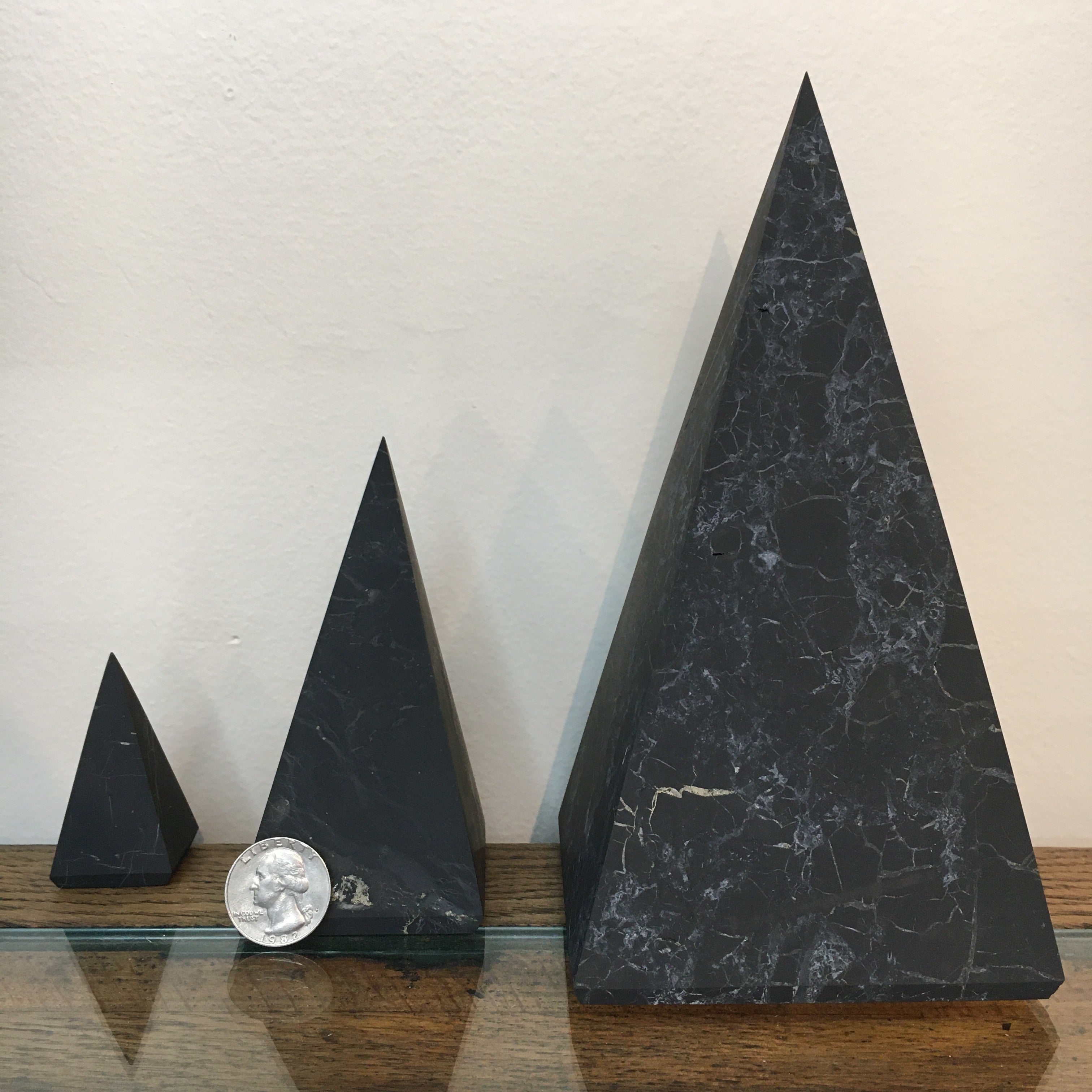 Shungite Golden Ratio Pyramid