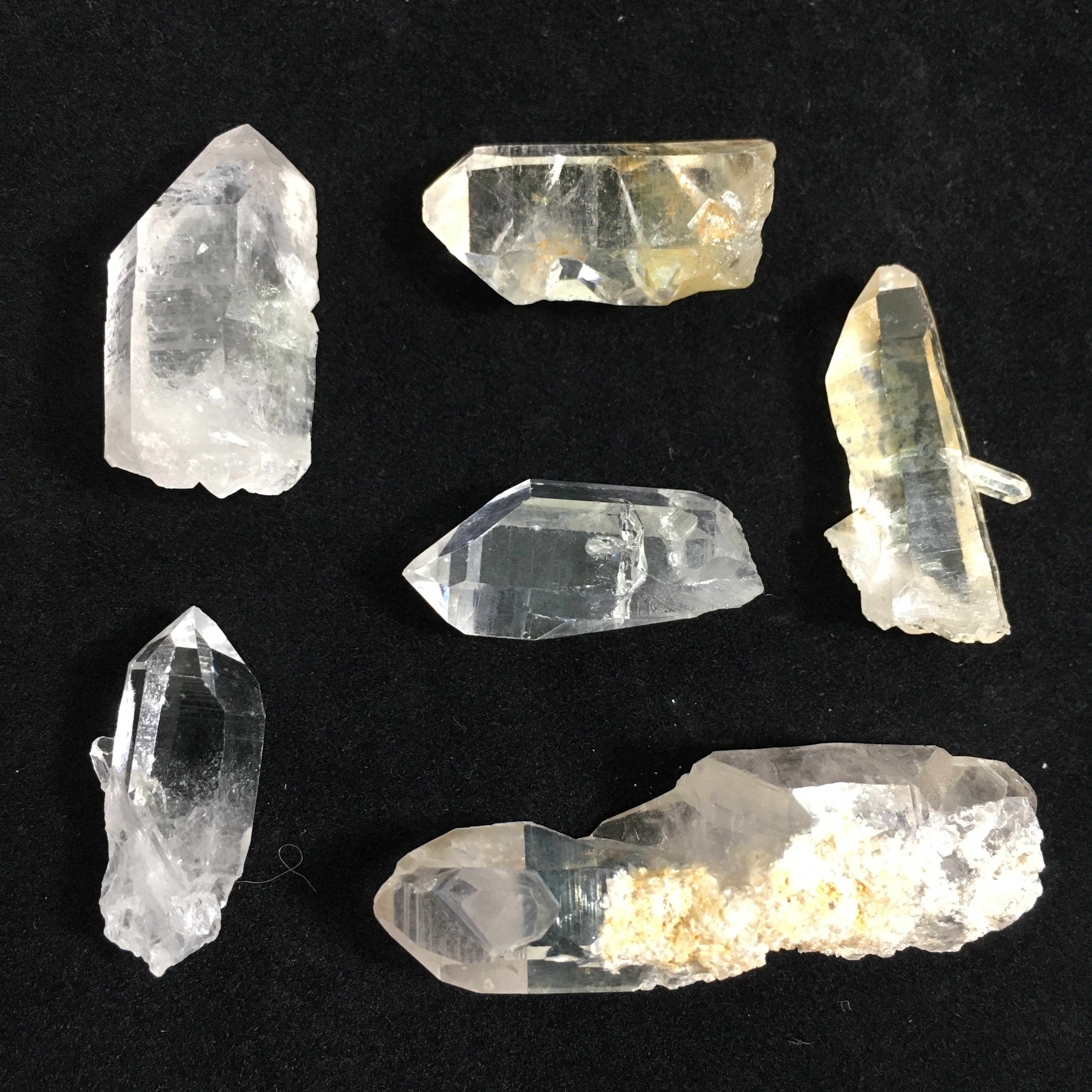 Quartz Crystal Points - Arkansas, Kit of 6