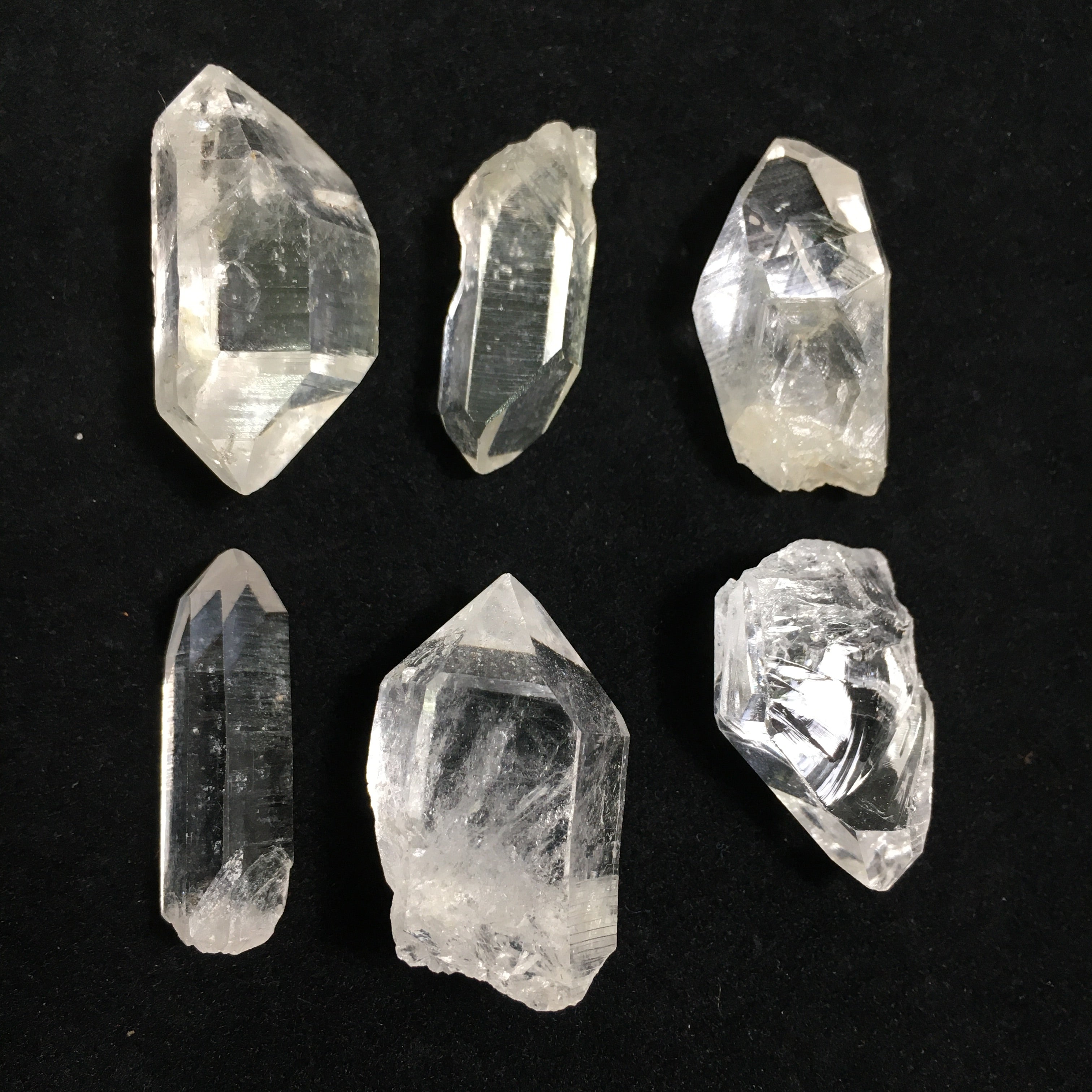 Quartz Crystal Points - Arkansas, Kit of 6