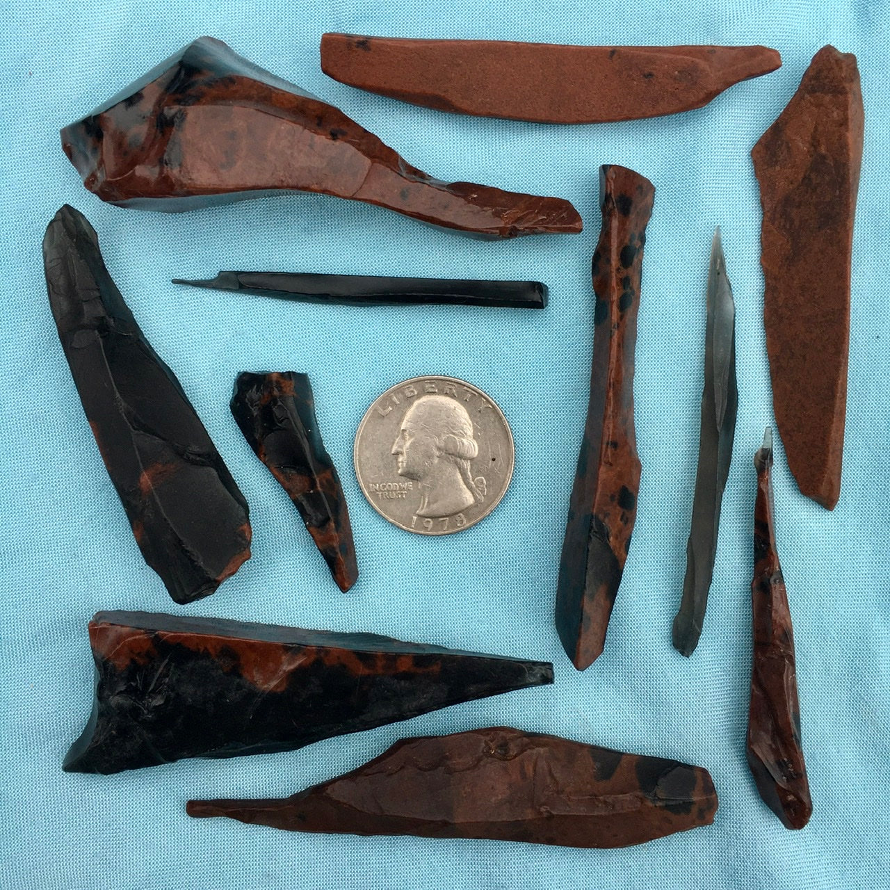 Obsidian Needles, Kit of 11