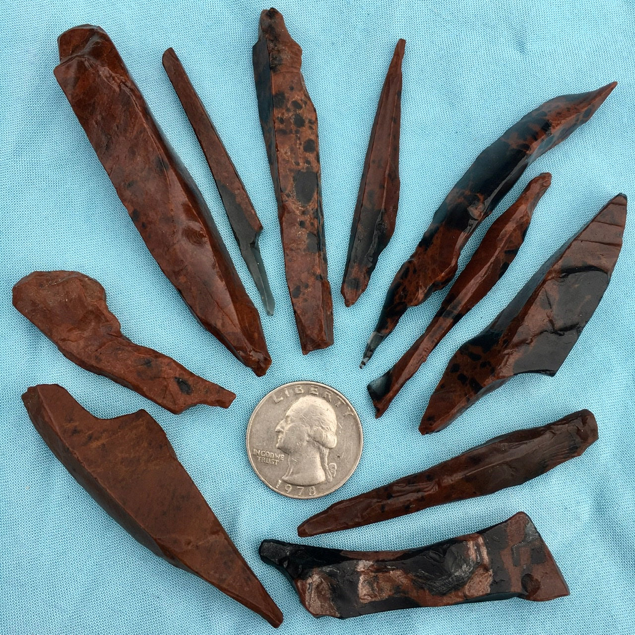 Obsidian Needles, Kit of 11