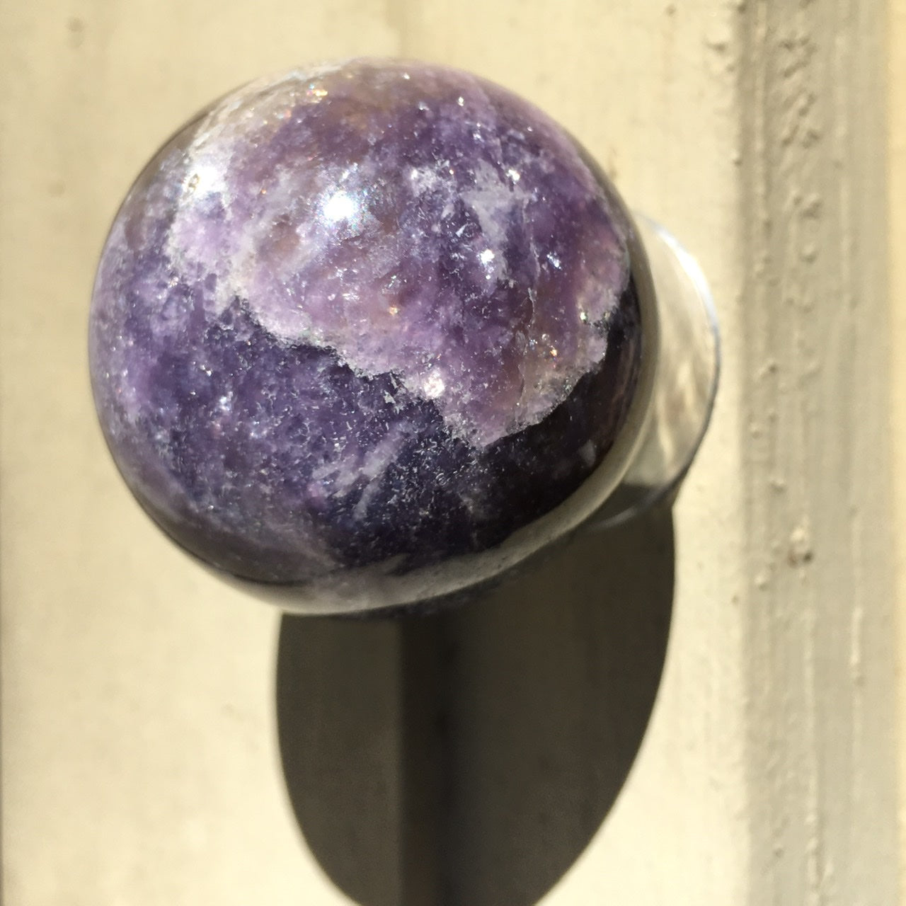 Lepidolite Sphere -  001