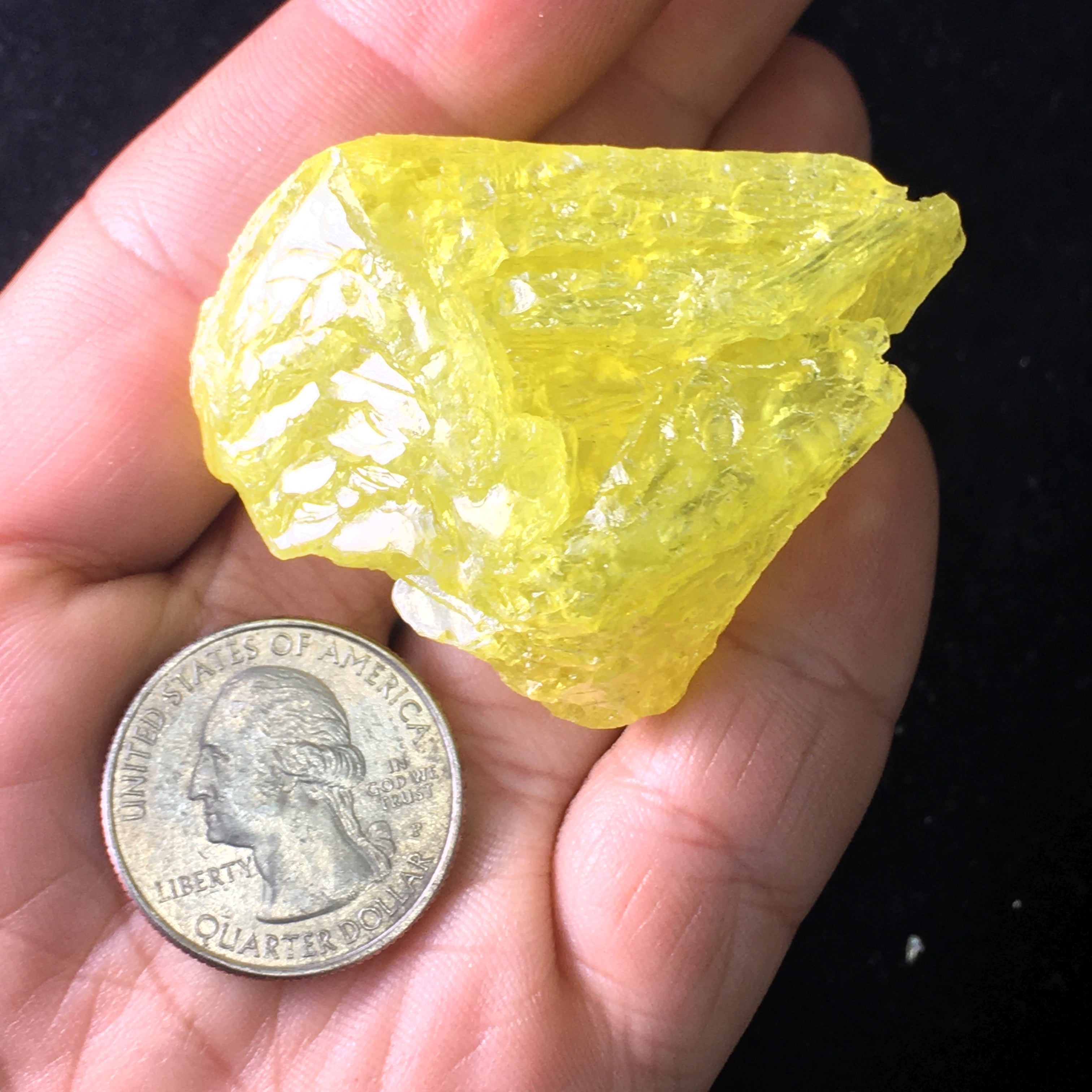Sulfur Whole Crystal -  014
