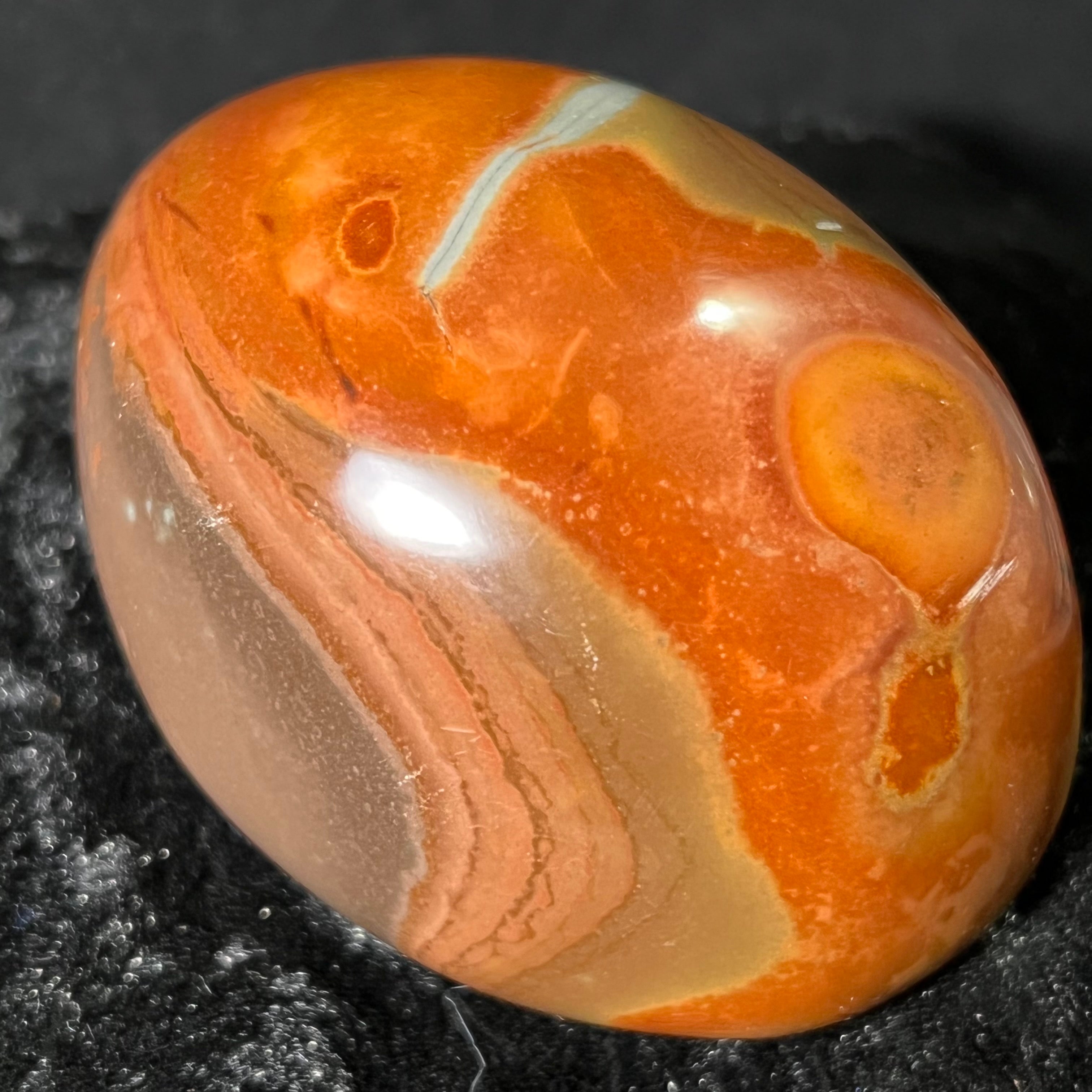 Polychrome Jasper Palm Stones - 004