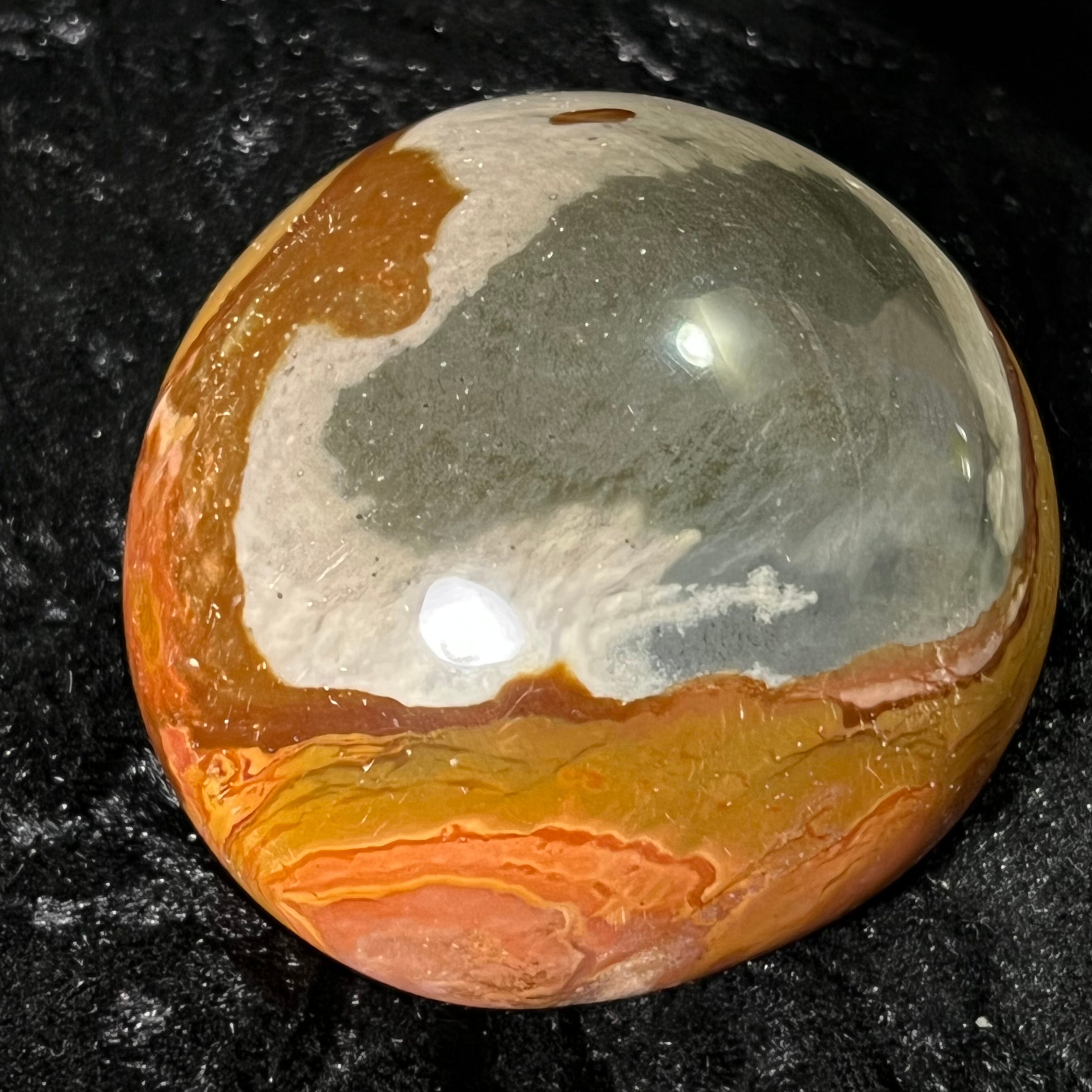 Polychrome Jasper Palm Stones - 020