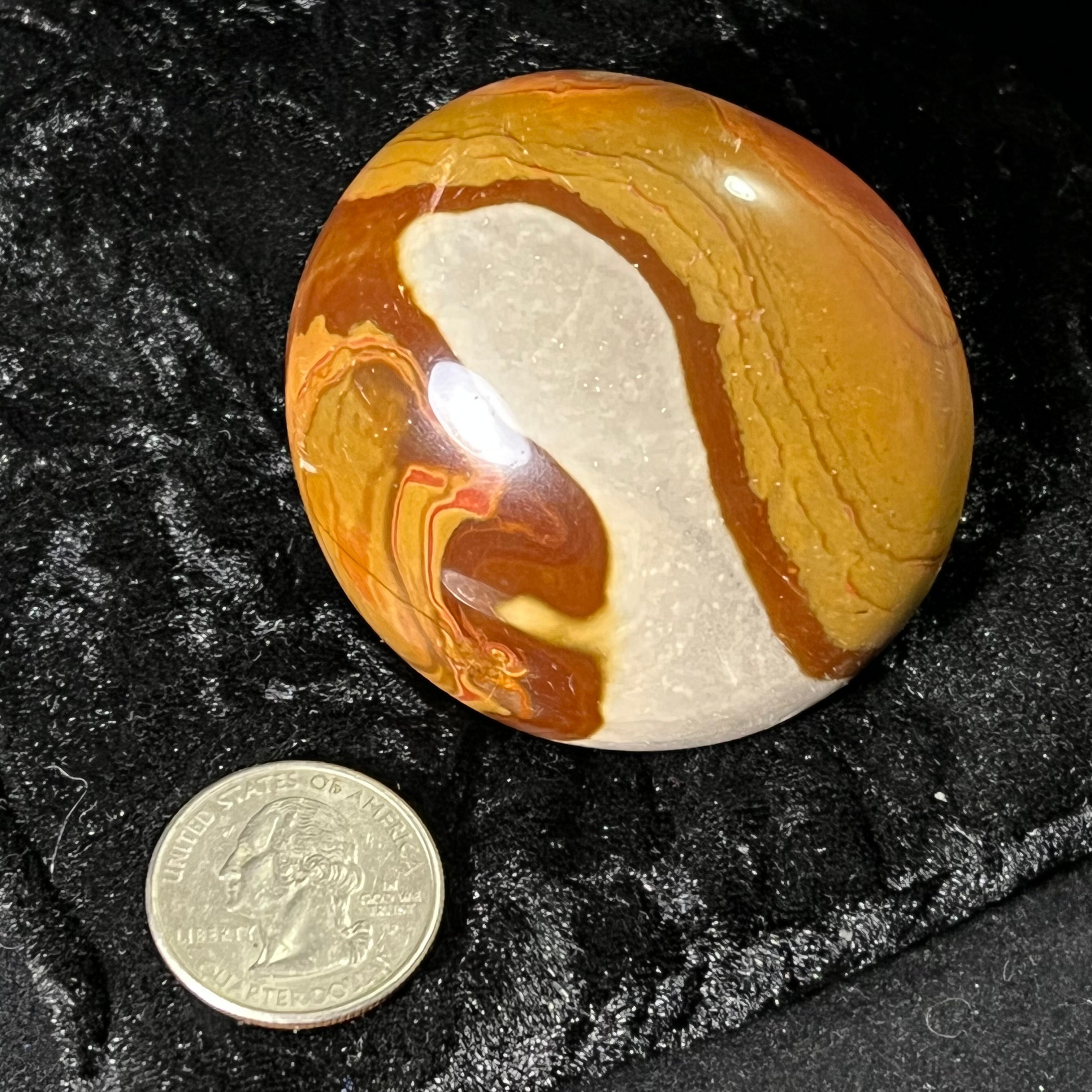 Polychrome Jasper Palm Stones - 020