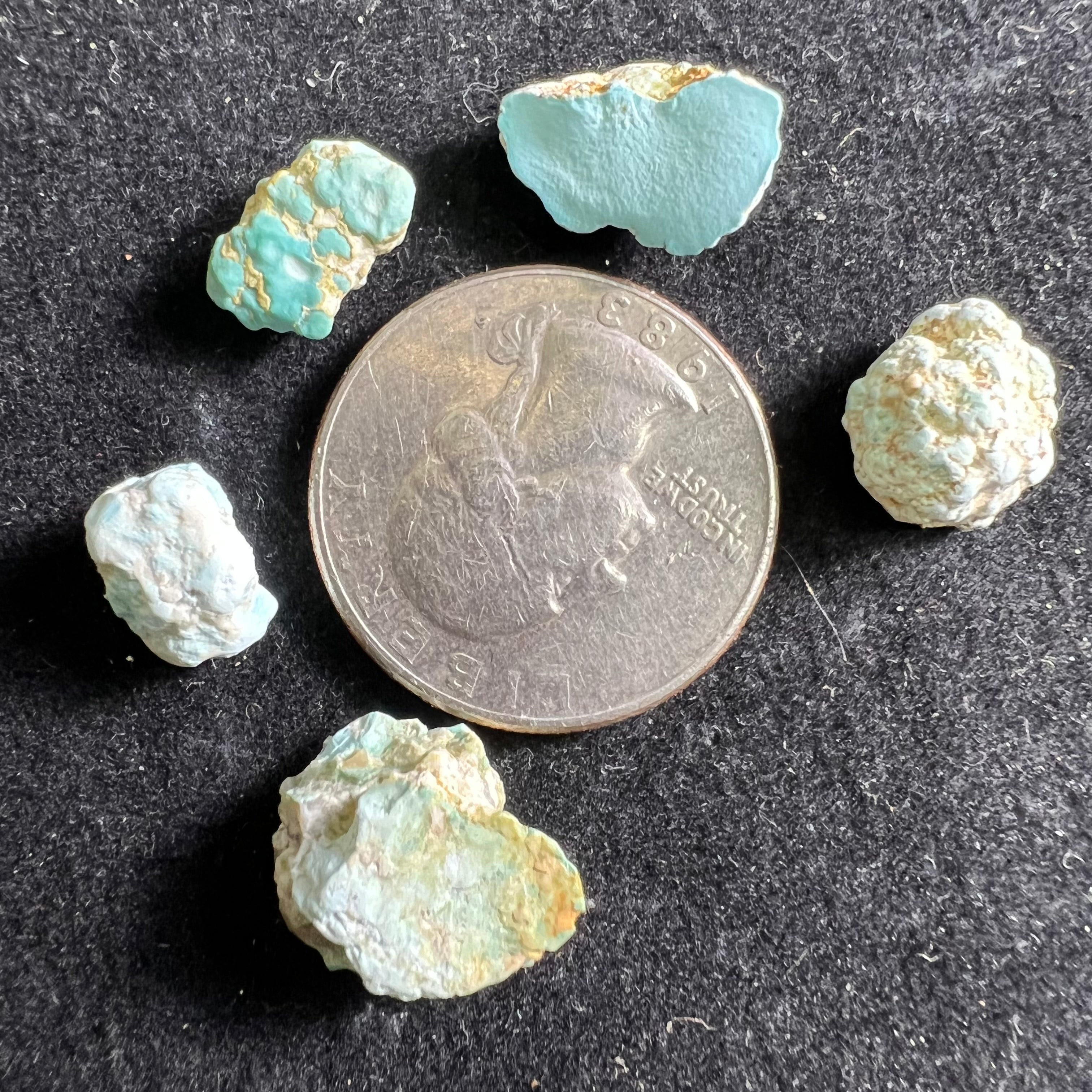 Turquoise, Kit of 5