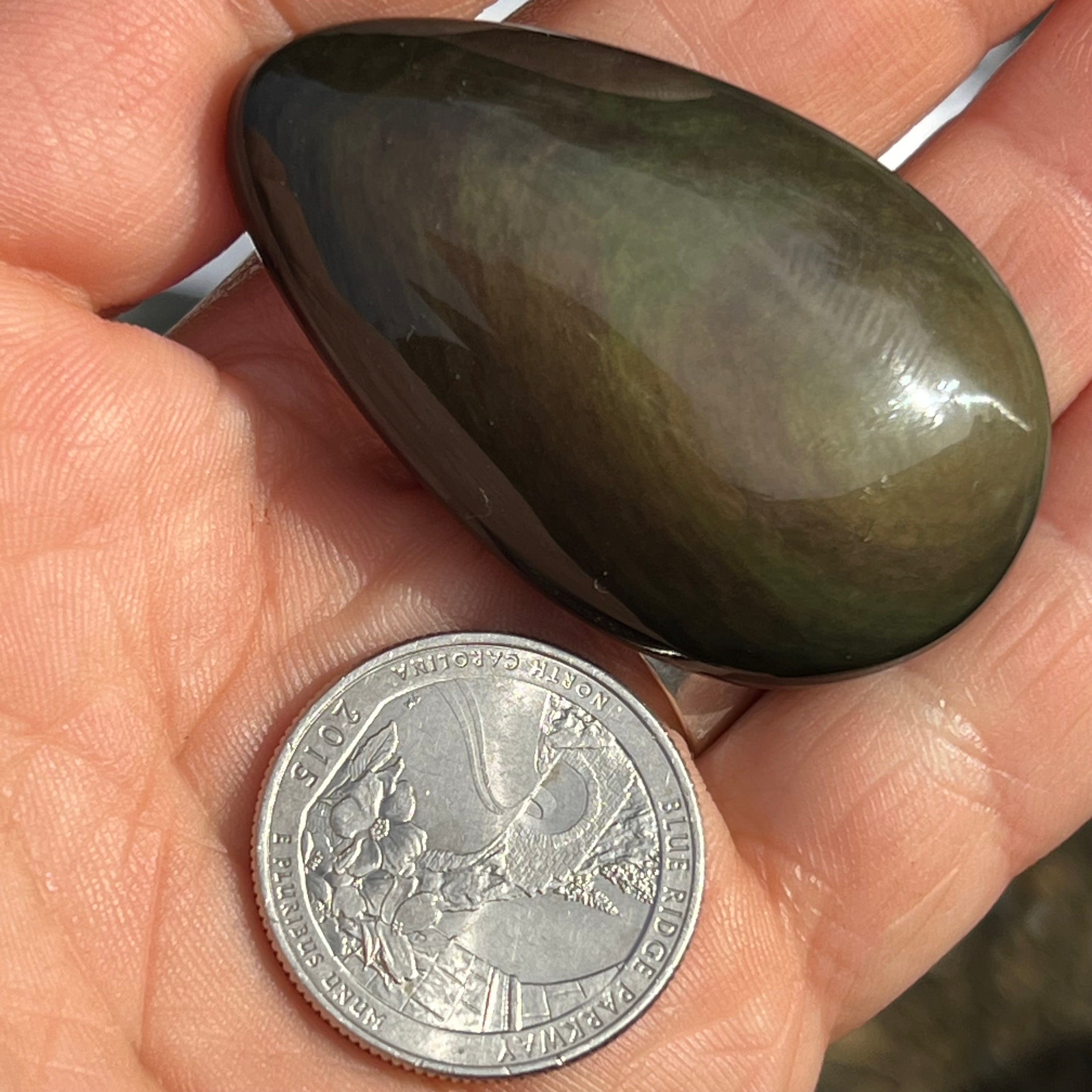 Rainbow Obsidian Cabochon  - 025