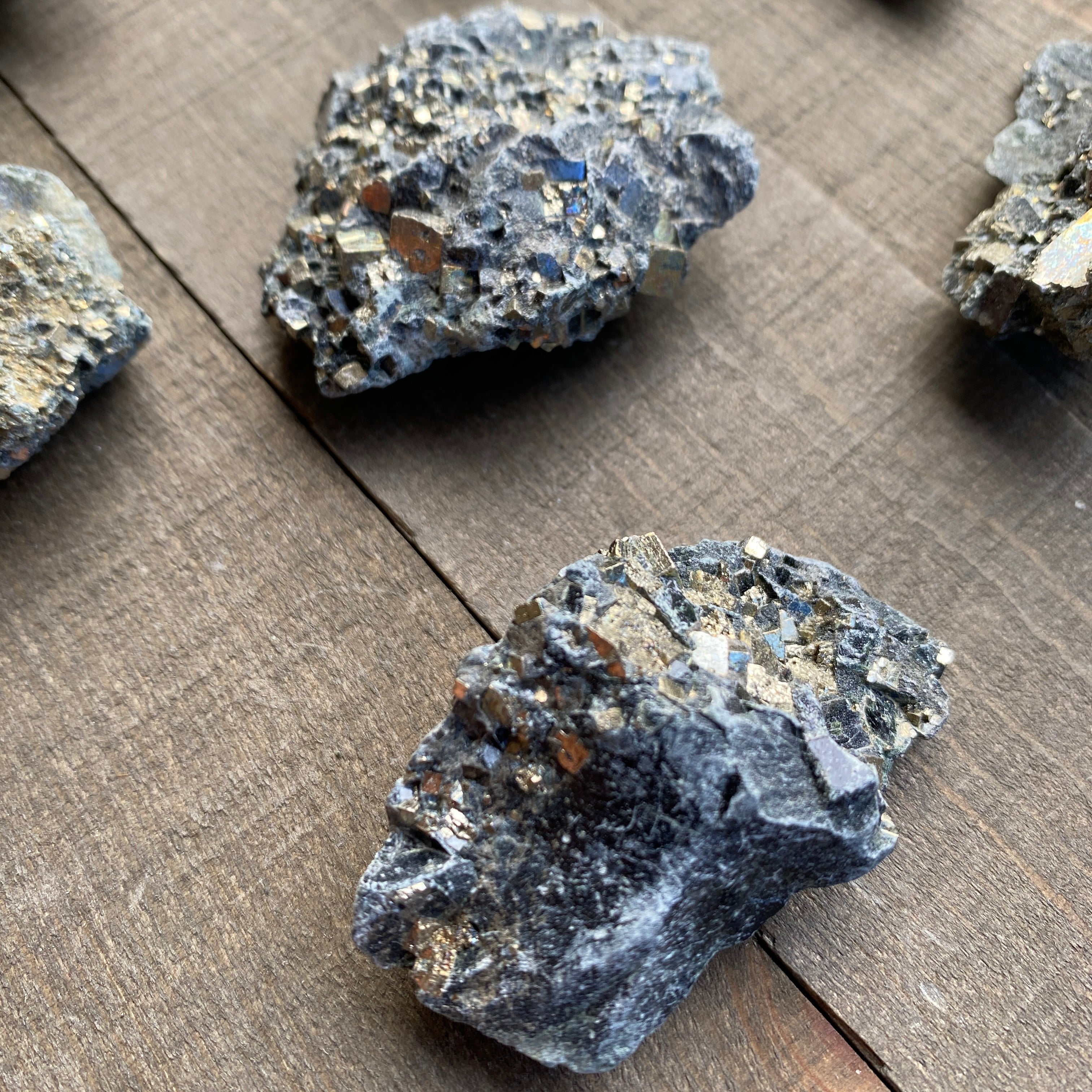 Pyrite in Serpentine - Mt Shasta (Small)